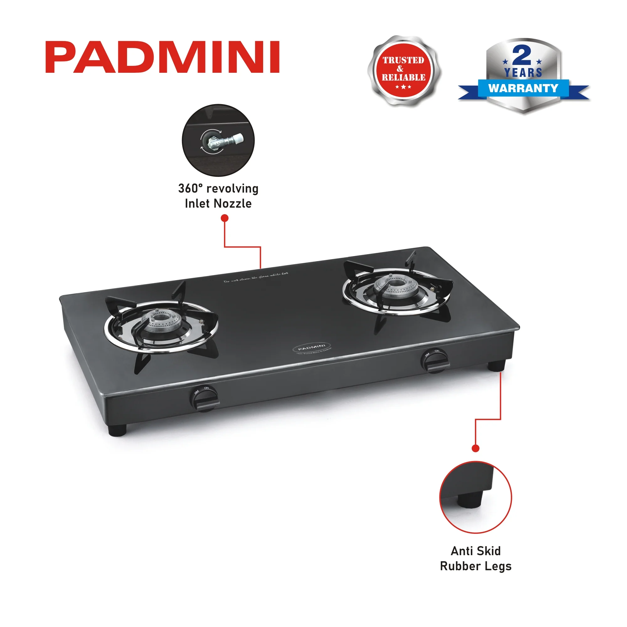 PADMINI 2 Burner Cooktop 2GT Prima - Image 6