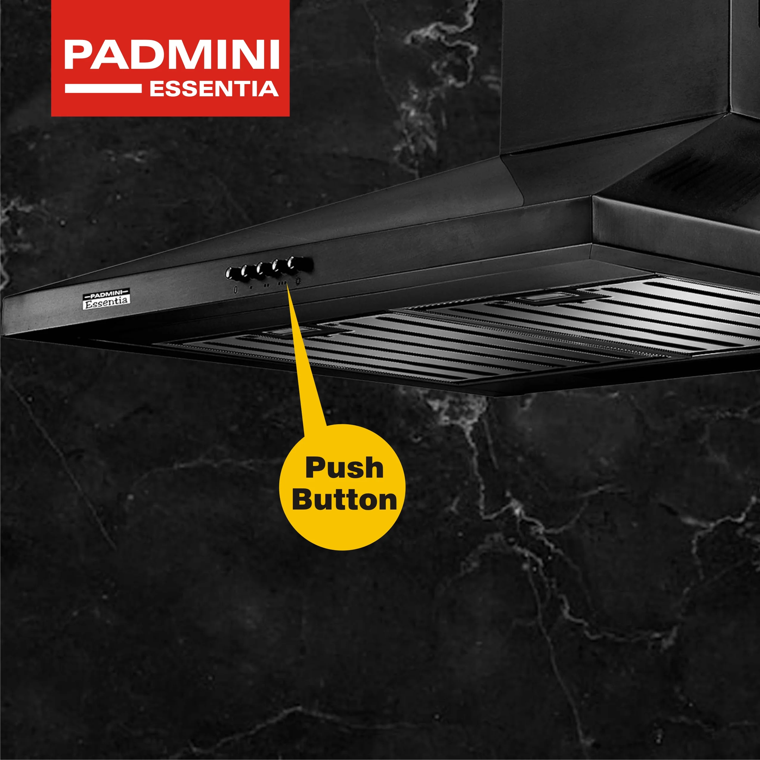 PADMINI Electric Chimney Ace 60 Black - Image 4