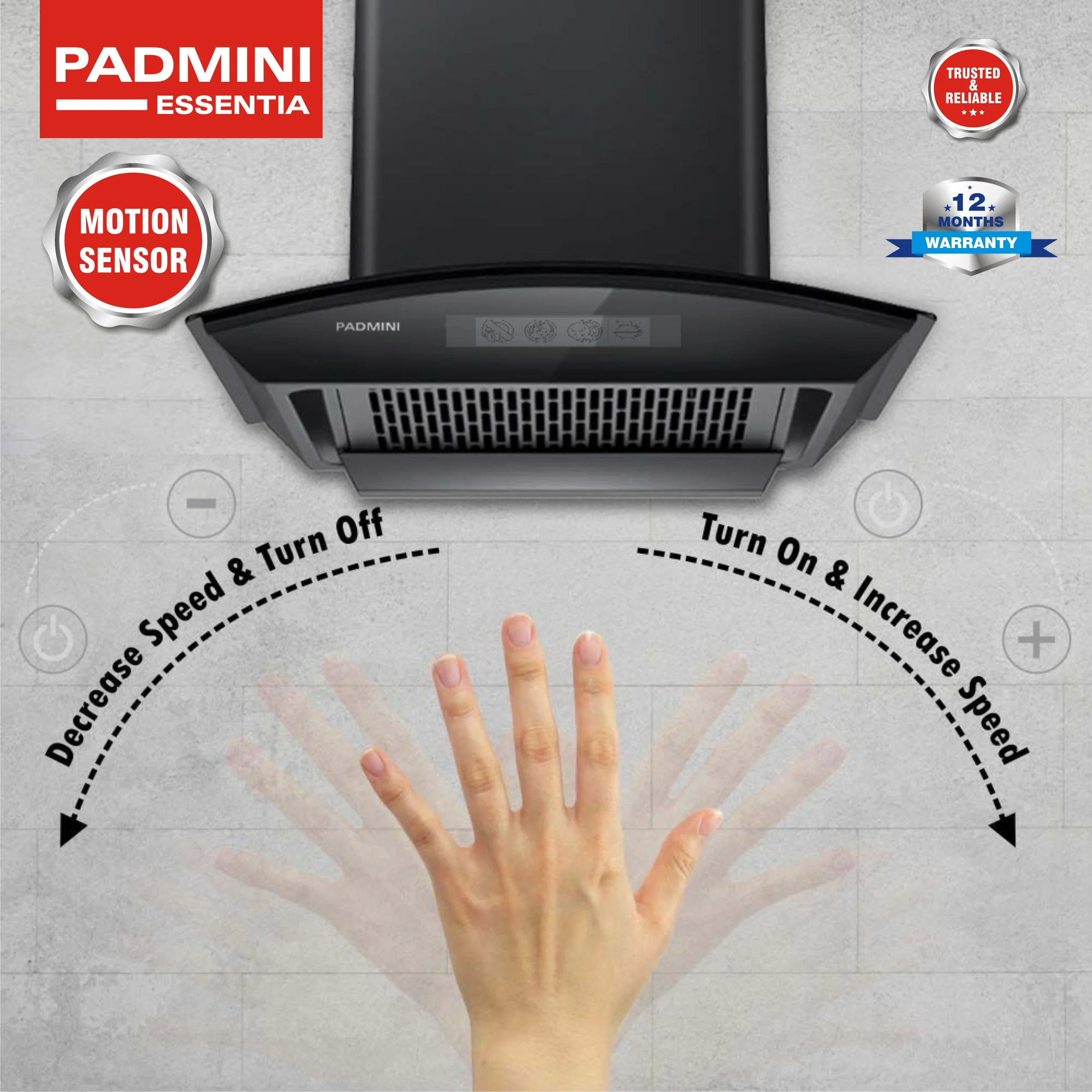 PADMINI Electric Chimney AuraMaxx 60 - Image 5