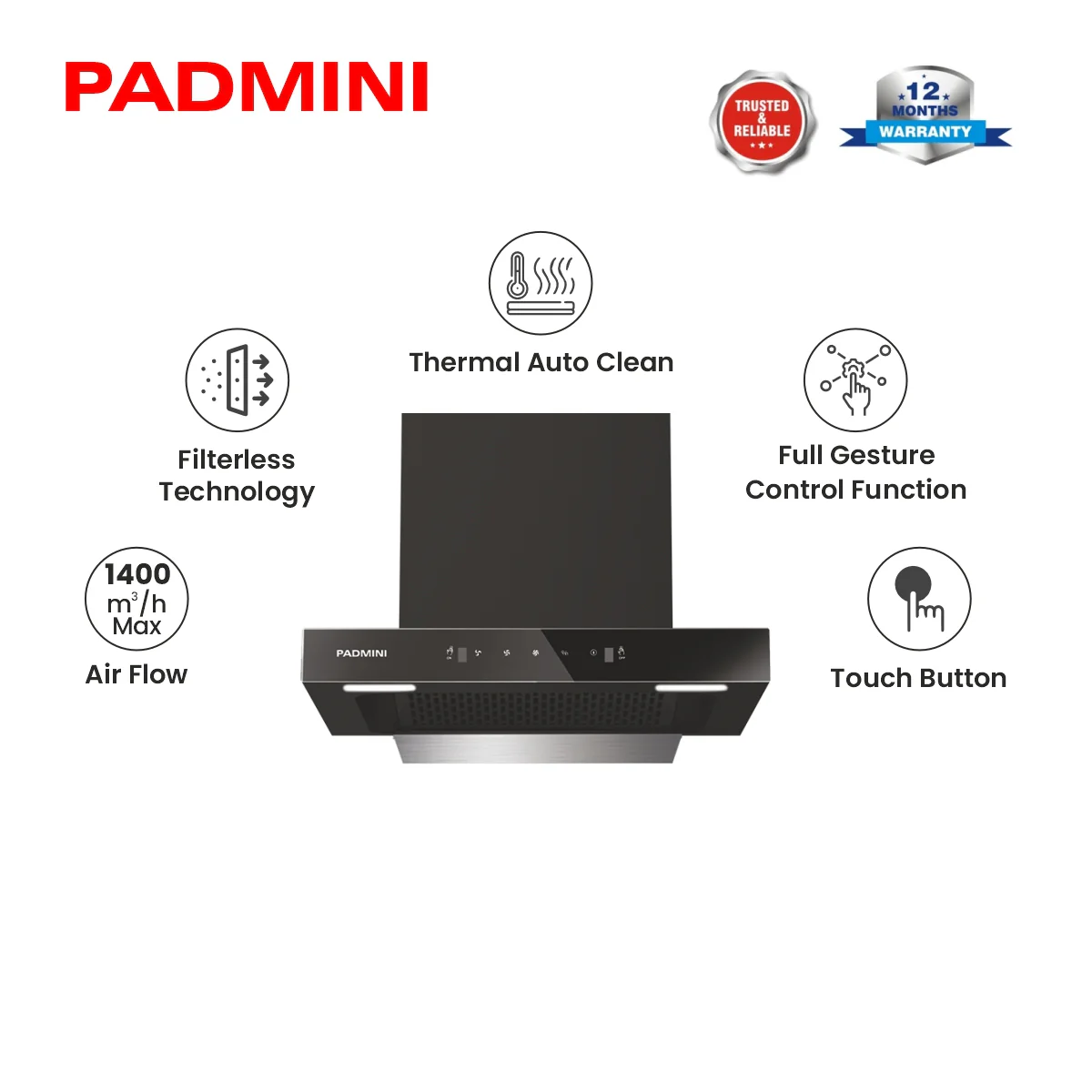 PADMINI Electric Chimney Crest - Image 4