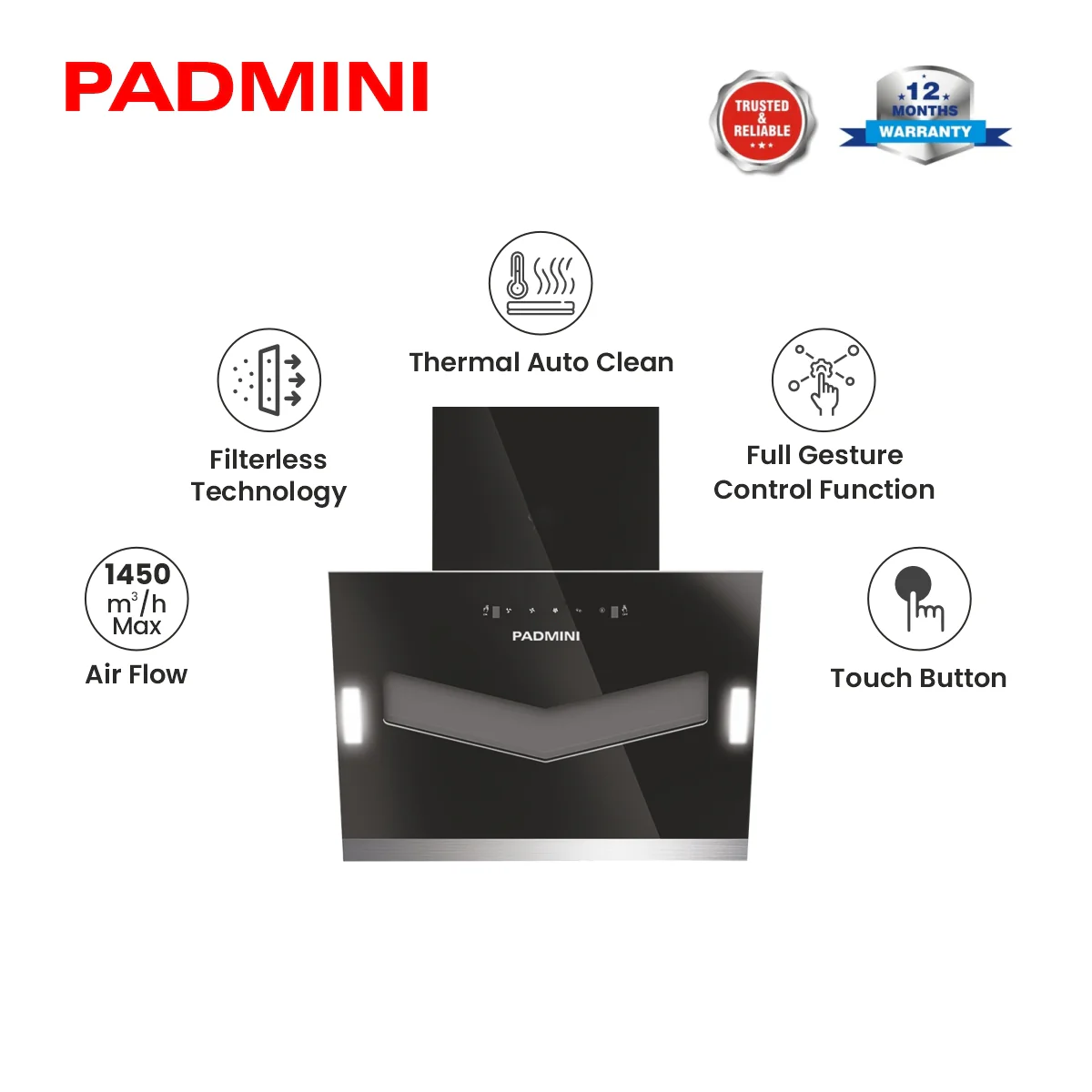 PADMINI Electric Chimney Hypervent - Image 4