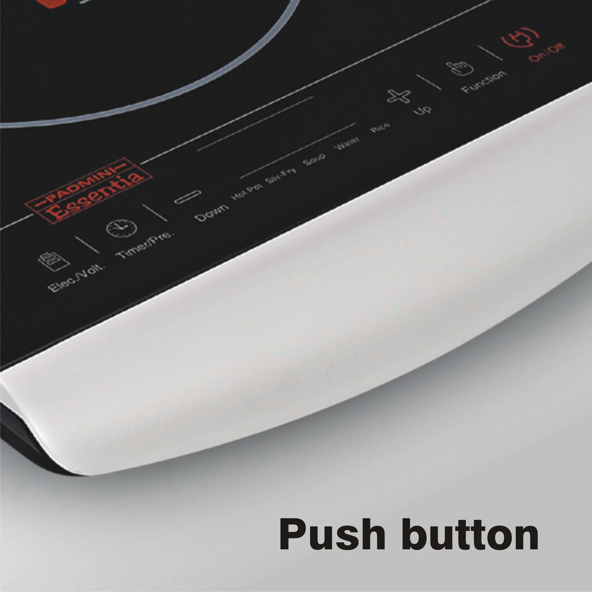 PADMINI Induction Fusion Stove 2000W - Black - Image 3