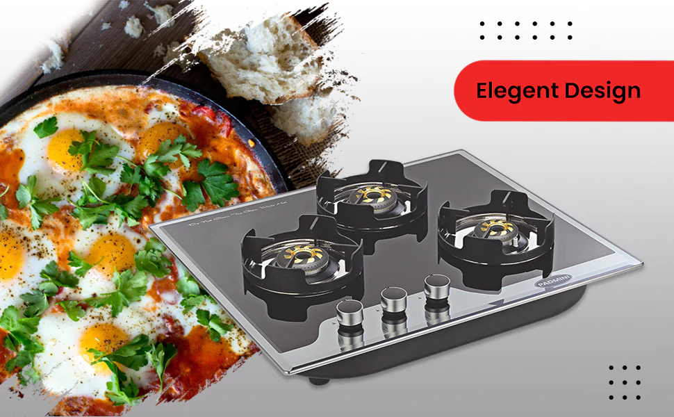 PADMINI Gas Hob 302 GL IB HF (High Flame) - Image 7