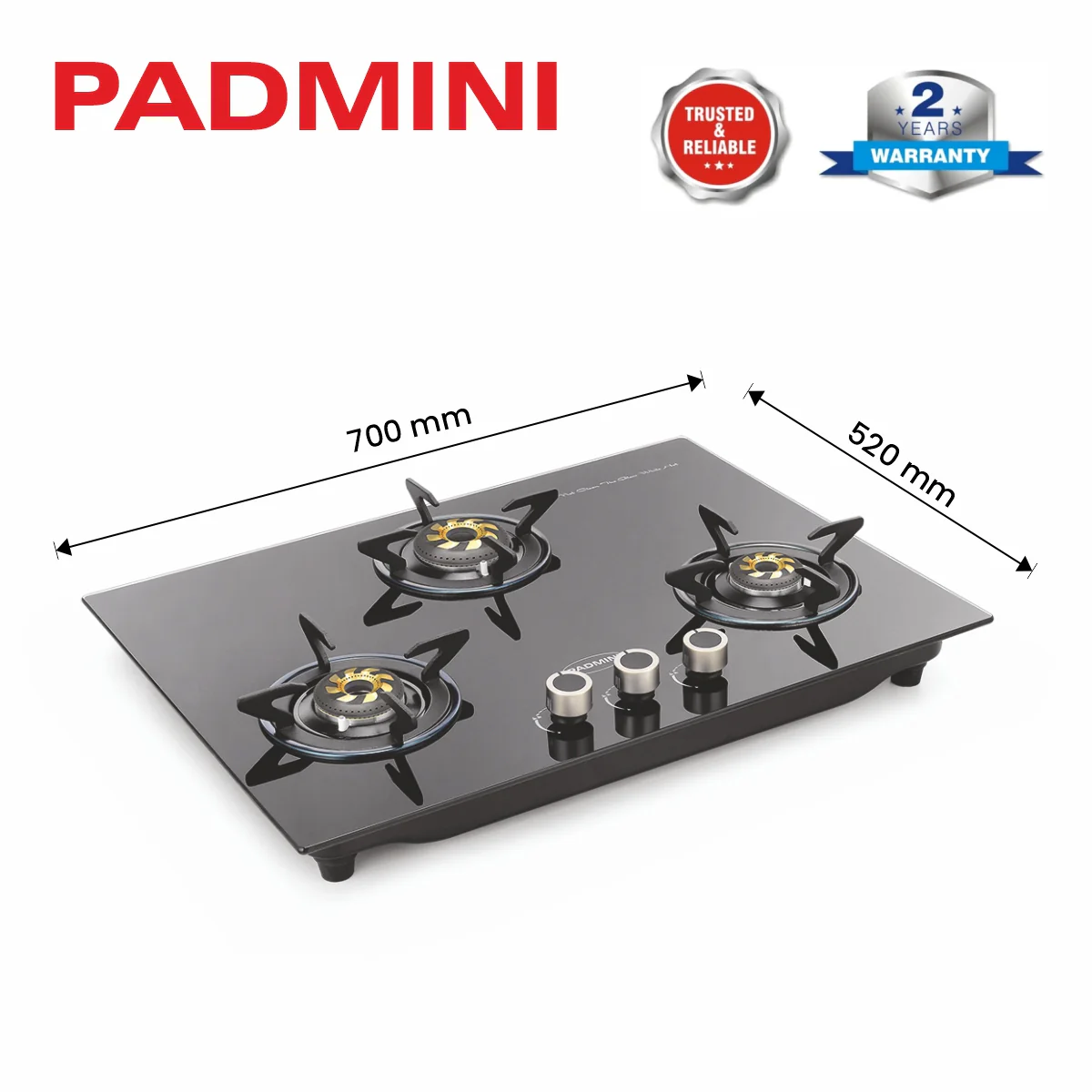 PADMINI Gas Hob 303 GL IB HF - Image 14