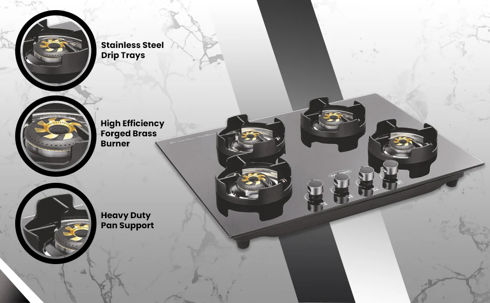 PADMINI Gas Hob 400 GL IB - Image 3