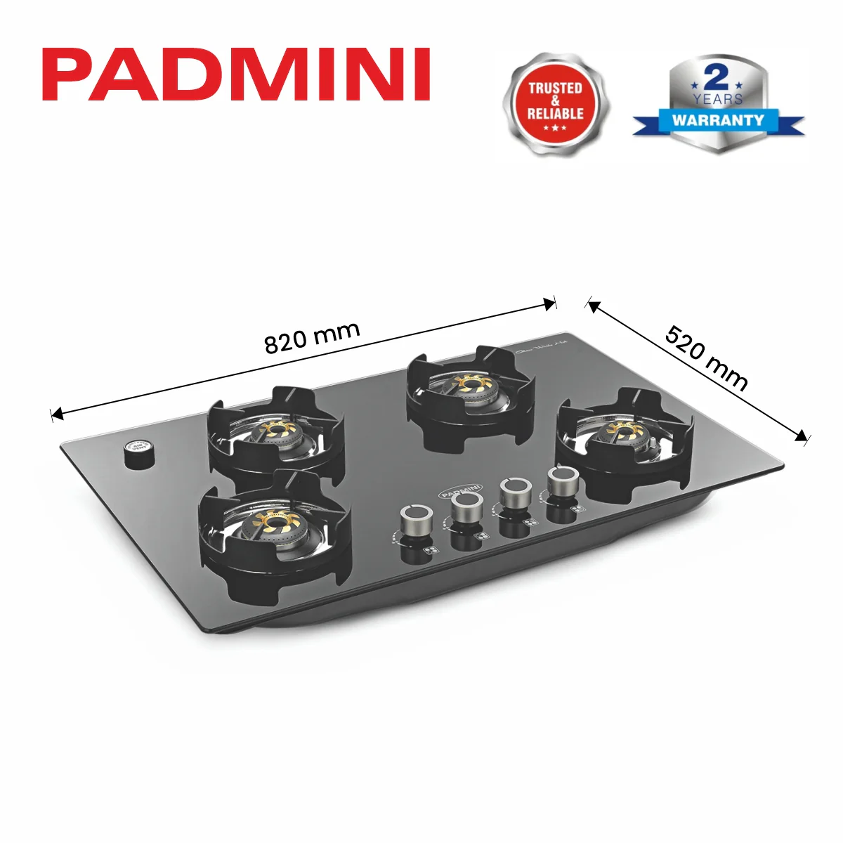PADMINI Gas Hob 401 GL IB - Image 9