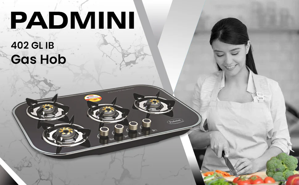 PADMINI Gas Hob 402 GL IB - Image 4