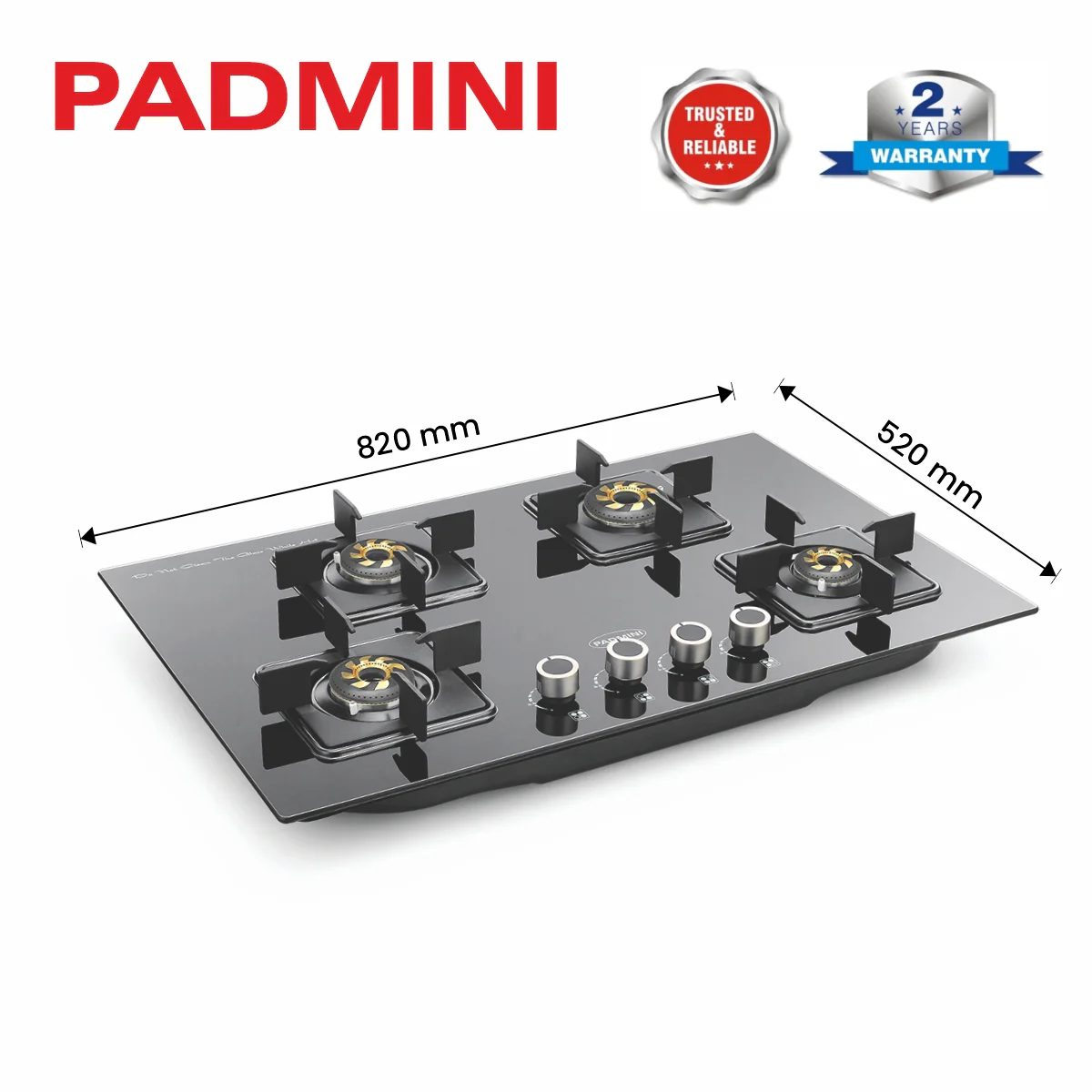 PADMINI Gas Hob 407 GL IB HF (High Flame) - Image 10