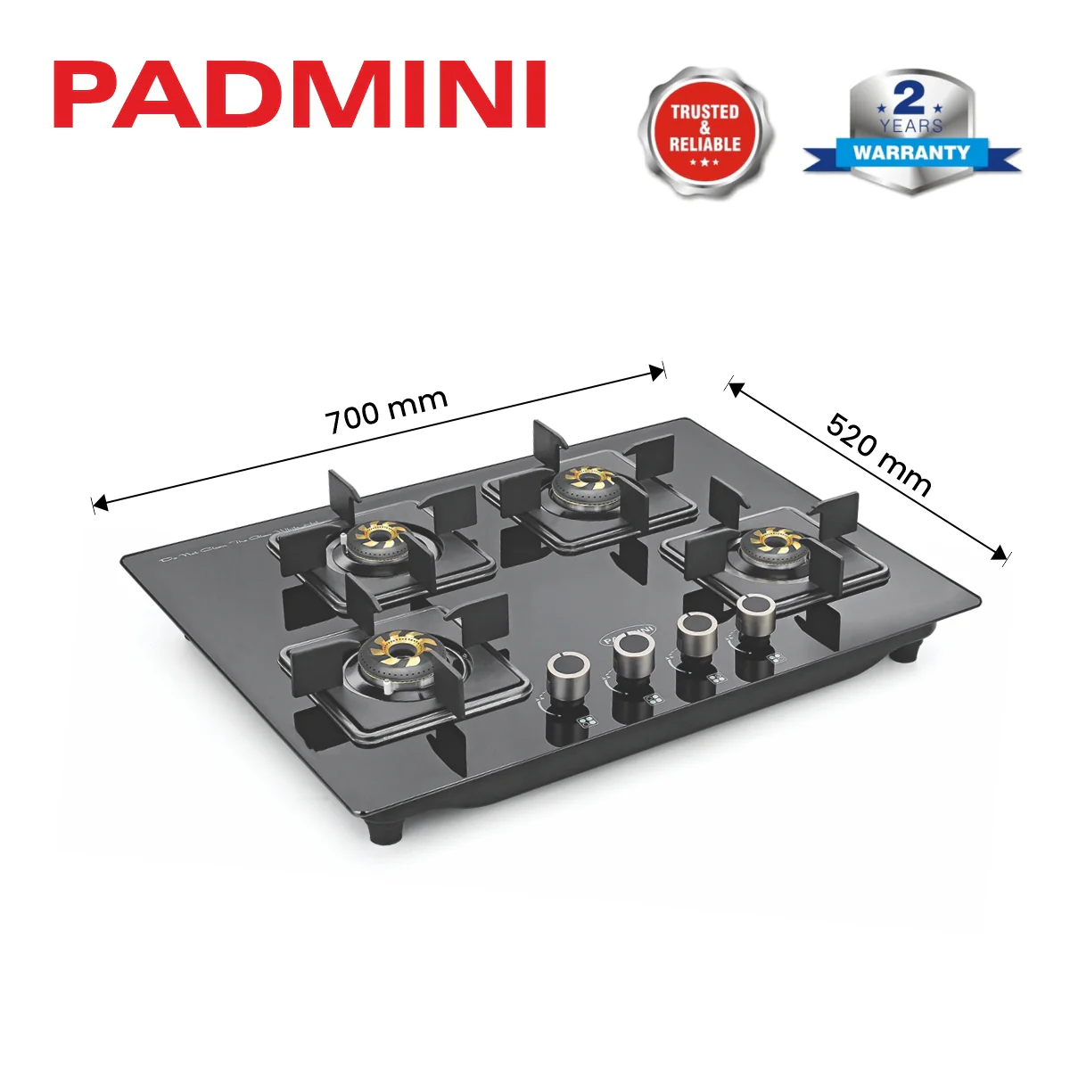 PADMINI Gas Hob 410 GL IB - Image 9