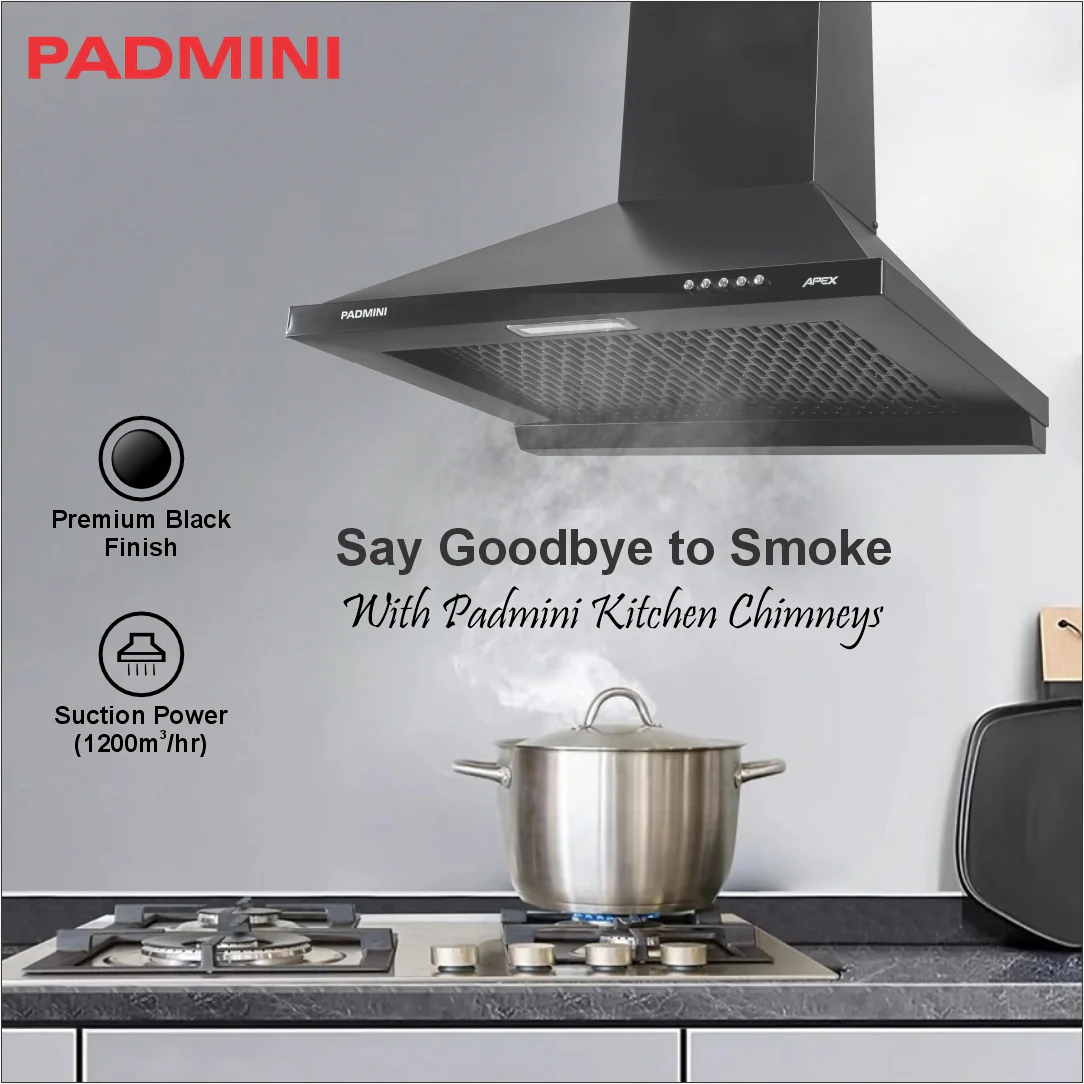 PADMINI Electric Chimney Apex 60 FL (FILTERLESS) - Image 4