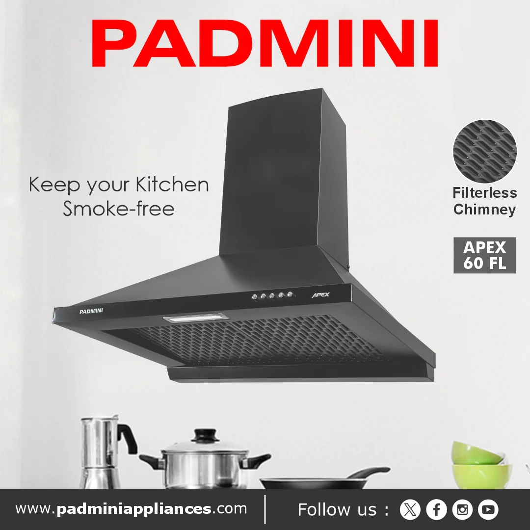 PADMINI Electric Chimney Apex 60 FL (FILTERLESS) - Image 8