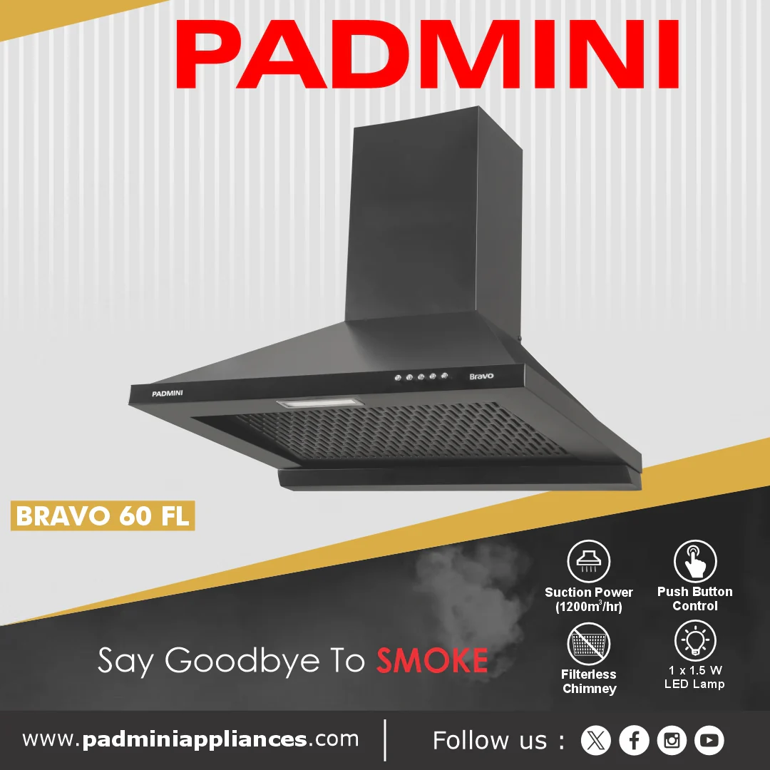 PADMINI Electric Chimney Bravo 60 FL (FILTERLESS) - Image 8
