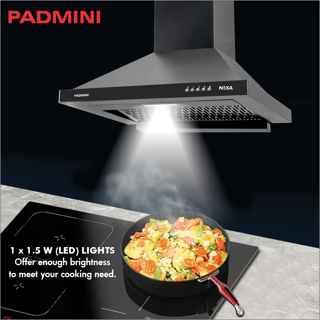 PADMINI Electric Chimney Nexa 60 FL (FILTERLESS) - Image 2