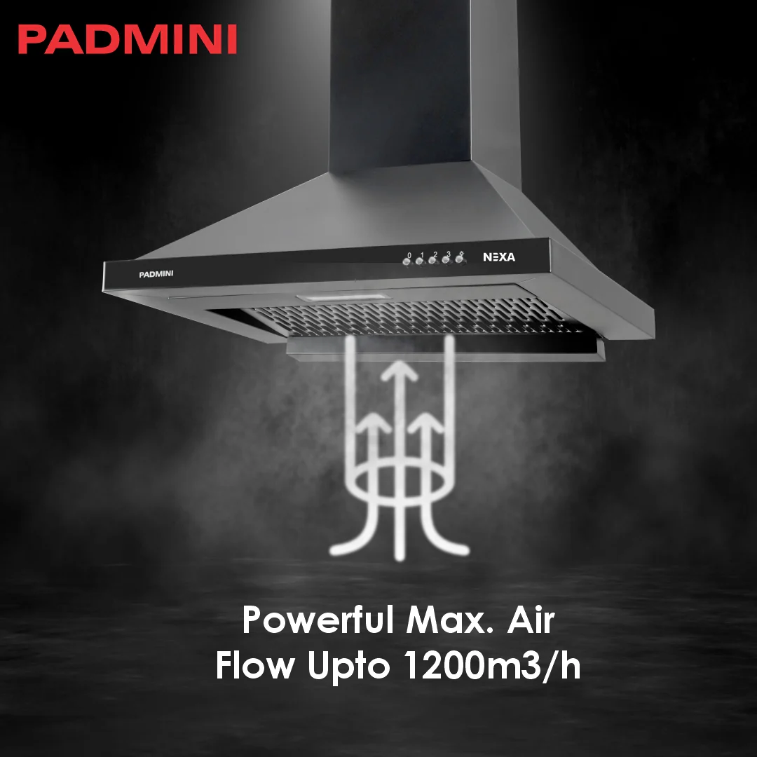 PADMINI Electric Chimney Nexa 60 FL (FILTERLESS) - Image 4