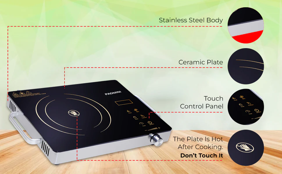 PADMINI Infrared Induction Cooker 2000W - Image 3