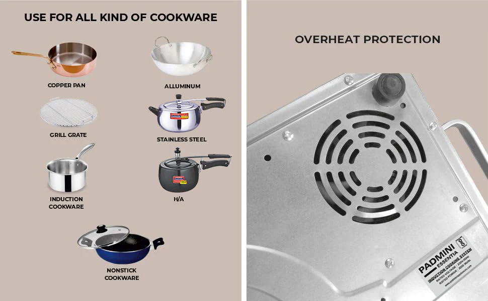 PADMINI Infrared Induction Cooker 2000W - Image 4